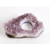 Ametyst drúza svícen - 0.770 kg - svícen na svíčku přírodní #07