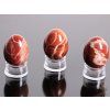 Yoni stone egg Jasper flower #111 + base
