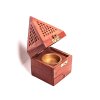 Dřevěná kadidelnice - pyramida se šuplíkem na františky - vykuřovadlo #51