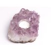 Ametyst drúza svícen - 0.980 kg - svícen na svíčku přírodní #26
