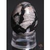 Yoni stone egg Silver Jasper #108 + stand