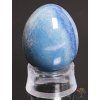 Yoni stone egg Blue Quartz #102 + stand