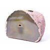 Candle holder - Natural agate - 1.430 kg - #71