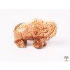 Slon Jaspis obrázkový 30 x 20 mm - Slon z přírodního kamene #ZB24