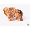 Slon Jaspis obrázkový 30 x 20 mm - Slon z přírodního kamene #ZB24