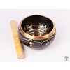 Tibetská miska - zpívající mísa 14 cm - 670 g s paličkou #105