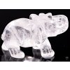 Slon Křišťál 50 x 35 mm - Slon z přírodního kamene #14