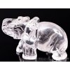 Słoń kryształowy 50 x 35 mm - Słonie z naturalnego kamienia #14