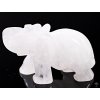 Slon Křišťál 50 x 35 mm - Slon z přírodního kamene #14