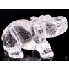 Slon Křišťál 50 x 35 mm - Slon z přírodního kamene #14