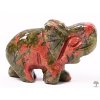 Słoń Unakit 30 x 20 mm - Słoń z naturalnego kamienia #22
