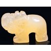 Slon Kalcit žlutý 30 x 20 mm z přírodního kamene #ZB48