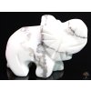 Slon Magnezit 30 x 20 mm - Slon z přírodního kamene #31