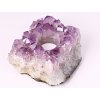 Ametyst drúza świecznik - 1,110 kg - świecznik na świeczkę naturalny #73