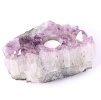 Ametyst drúza świecznik - 1,780 kg - świecznik na świeczkę naturalny #107