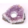 Ametyst drúza svícen - 1.160kg - svícen na svíčku přírodní #119