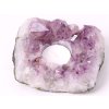 Ametyst drúza svícen - 0.810kg - svícen na svíčku přírodní #124