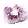 Ametyst drúza svícen - 0.810kg - svícen na svíčku přírodní #124
