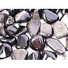 Tumbled stone Obsidian silver M size 20 - 35 mm - USA #183