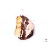 Jasper zebra stone pendant, size M - #01