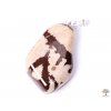 Jasper zebra stone pendant, size M - #01