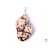 Jasper zebra stone pendant, size M - #01
