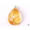 Citrine stone pendant, size M - #14