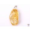 Citrine stone pendant, size M - #14