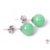 Náušnice Avanturin 8 mm kuličky #04