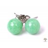 Náušnice Avanturin 8 mm kuličky #04