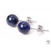 Náušnice Sodalit 8 mm kuličky #10