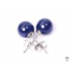 Náušnice Sodalit 8 mm kuličky #10