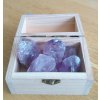 Magická truhlička s krystaly ametystu - #01