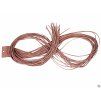 Flat leather strap - light brown 95 cm / 2 mm #03