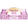 Kadzidełka Tulasi Purple Rose - 20 sztuk - #73