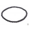 Bransoletka Turmalin czarny - 4 mm #110 - z naturalnych kamieni