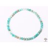 Bransoletka z amazonitu - 4 mm - fasetowana #227 - z naturalnych kamieni