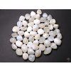 Tumbled stone Agate white L sizes 20 - 35 mm - India #02