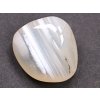 Tromlovaný kámen Achát bílý XL velikost 25 - 40 mm - Indie #03