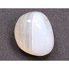 Tromlovaný kámen Achát bílý XL velikost 25 - 40 mm - Indie #03