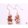 Rhodochrosite earrings #30