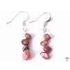 Rhodonite earrings #35