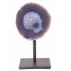 Agate druse on stand 0.910 kg #185 - Top quality