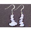 Chalcedony earrings #51
