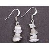 Moonstone earrings, gray #55