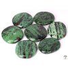Zoisite with Ruby 45 - 50 mm flat stone #25