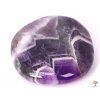 Amethyst Chevron palm stone 40 - 45 mm - flat #27