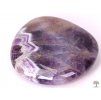 Amethyst Chevron palm stone 40 - 45 mm - flat #27