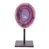 Agate druse on stand 1.230 kg #295 - Top quality