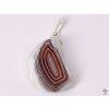 Stone pendant Grey Botswana agate size M - #22